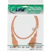 InLine verlengkabel C13 / C14, oranje, 1m