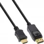 DisplayPort-naar-HDMI-converterkabel InLine 17184 1,5 m zwart