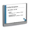 Bordenhouder Durable 486637 A5 kunststof grafiet