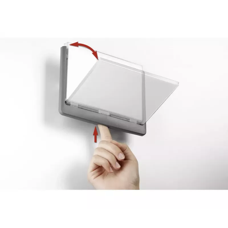 Bordenhouder Durable 486637 A5 kunststof grafiet