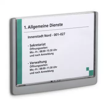 Bordenhouder Durable 486637 A5 kunststof grafiet