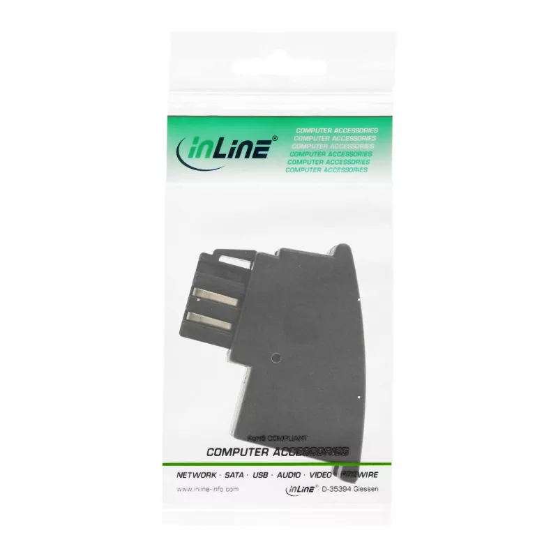 InLine TAE-N adapter TAE-N stekker / RJ11 bus 6P4C