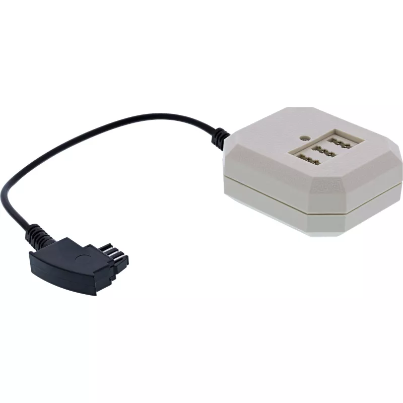 InLine TAE-adapter TAE-F Duits stekker / TAE NFN + RJ11 bus 0,2 m