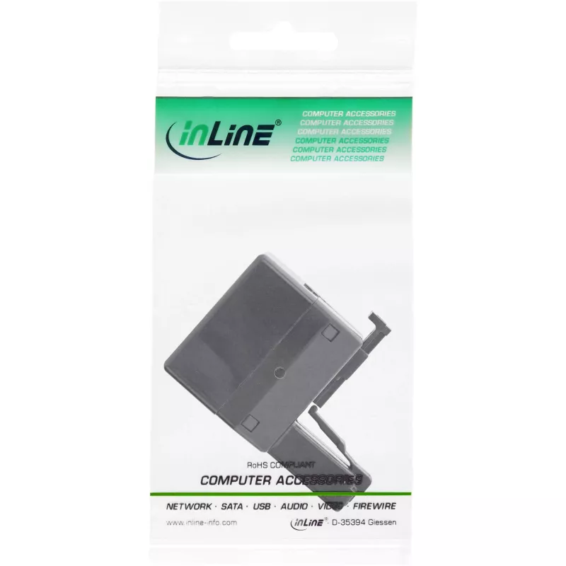 InLine ISDN-verdeelrack 1x RJ45 M / 2x RJ45 F zonder afsluitweerstand