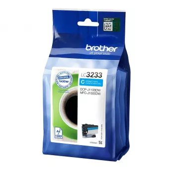 Cartridge Brother LC-3233C cyaan inkt 1500 pagina's DCP-J1100DW/MFC-J1300DW