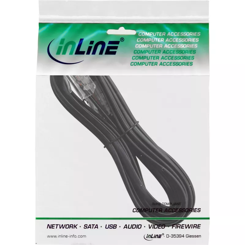 InLine ISDN-kabel RJ45 stekker / stekker 8P4C 20 m