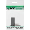 InLine DisplayPort-adapter, DisplayPort-stekker / bus, naar boven afgewinkeld