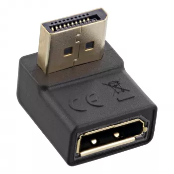 InLine DisplayPort-adapter, DisplayPort-stekker / bus naar beneden afgewinkeld