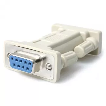 StarTech.com DB9 RS232 seriële nullmodem-adapter - F/F, DB-9, DB-9, wit