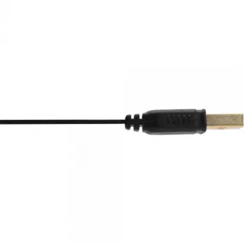 InLine USB 2.0 platte kabel Type-A stekker / bus verguld zwart 3m