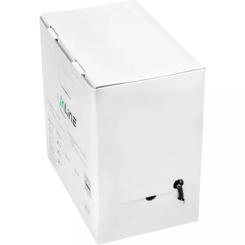 InLine outdoor installatiekabel S/FTP PiMF Cat.7a AWG 23 koper 1200 MHz PE, 500m