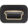 InLine USB 2.0 platte kabel USB Type-A stekker / Mini-B stekker 5-polig zwart/goud 5m
