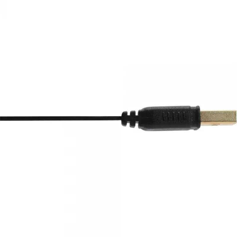 InLine USB 2.0 platte kabel USB Type-A stekker / Mini-B stekker 5-polig zwart/goud 5m