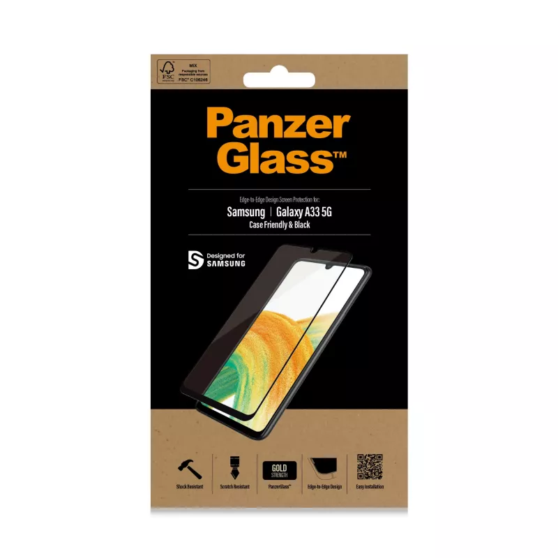 Beeldschermbeschermingsglas PanzerGlass Samsung Galaxy A33 5G kras- en stootvast