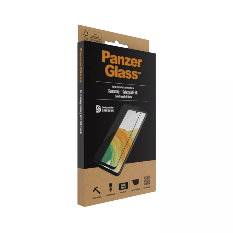 Beeldschermbeschermingsglas PanzerGlass Samsung Galaxy A33 5G kras- en stootvast