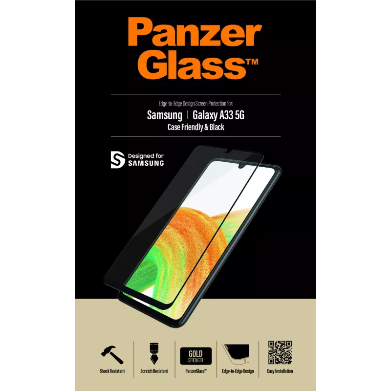 Beeldschermbeschermingsglas PanzerGlass Samsung Galaxy A33 5G kras- en stootvast