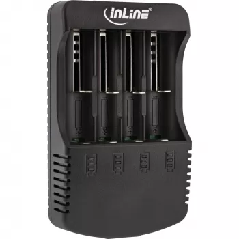 InLine oplader voor lithium- en NiCd+NiMH-accu's, 1 stuk
