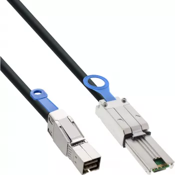 InLine externe Mini SAS HD-kabel SFF-8644 naar SFF-8088 6 Gb/s 1 m