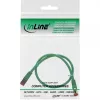 InLine patchkabel S/FTP PiMF Cat.6 250MHz koper halogeenvrij groen 0,3 m