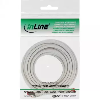 InLine patchkabel S/FTP PiMF Cat.6 250MHz koper halogeenvrij wit 7,5 m