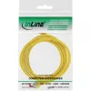 InLine patchkabel S/FTP PiMF Cat.6 250MHz koper halogeenvrij geel 1 m