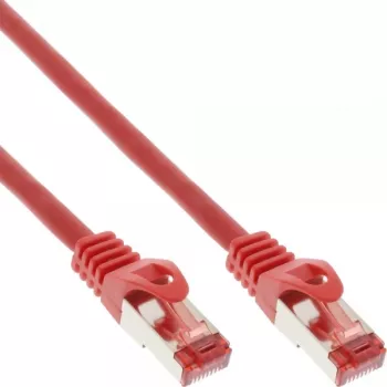 InLine patchkabel S/FTP PiMF Cat.6 250MHz koper halogeenvrij rood 1m