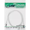 InLine patchkabel, Cat.6A, S/FTP, TPE flexibel, wit, 1,5m