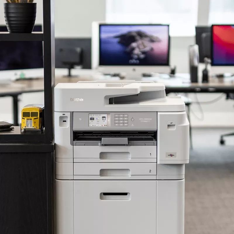 Brother MFC-J5955DW kleuren-inkjet-multifunctionele printer, A3, 1200 x 4800 DPI, 30 ppm, Wi-Fi, wit