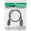 DisplayPort-naar-HDMI-converterkabel InLine 17187I 4K/60Hz zwart 0,3 m