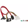 InLine HDD/SSD-montageframe-SET met SATA- en stroomkabel, haaks, incl. schroeven