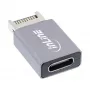 InLine USB 3.2-adapter, interne USB-E frontpaneelstekker naar USB-C bus