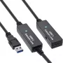 InLine USB 3.2 Gen.1 actieve verlengkabel, USB-A stekker naar USB-C bus, 10 m