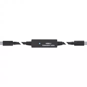 InLine USB 3.2 Gen.1 actieve kabel, USB-C stekker naar USB-C stekker, 5m