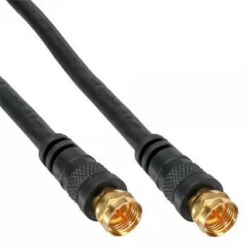 SAT-kabel Premium InLine 69315P 15m 2-voudig afgeschermd 2x F-stekker zwart