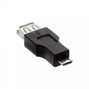 InLine Micro USB OTG-adapter Micro-B stekker naar USB A bus