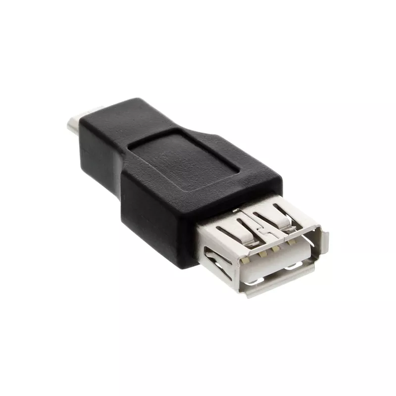 InLine Micro USB OTG-adapter Micro-B stekker naar USB A bus