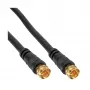 SAT-kabel Premium InLine 69303P 2-voudig afgeschermd 2x F-stekker 3m zwart