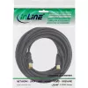 InLine antennekabel 2-voudig afgeschermd >85 dB zwart 10 m