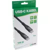 InLine USB 2.0-kabel USB-C stekker/stekker 100W snellaadkabel 2m