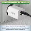 InLine USB-voeding oplader USB-A + USB Type-C 33W PD + QC