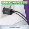 InLine USB-voeding oplader USB-A + USB Type-C 33W PD + QC