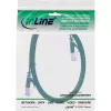 InLine platte patchkabel U/FTP Cat.6A groen 0,5 m