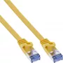InLine platte patchkabel, U/FTP, Cat.6A, geel, 3m