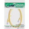 InLine platte patchkabel, U/FTP, Cat.6A, geel, 3m