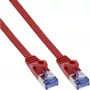 InLine platte patchkabel, U/FTP, Cat.6A, rood, 7 m