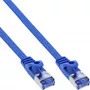 InLine platte patchkabel, U/FTP, Cat.6A, blauw, 1,5 m