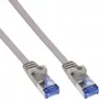 InLine platte patchkabel, U/FTP, Cat.6A, grijs, 0,5 m