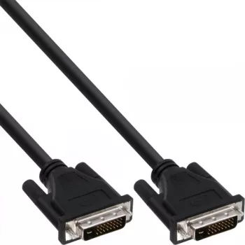 InLine DVI-D-kabel 24+1 stekker/stekker Dual Link 5m