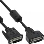 InLine DVI-D-kabel 24+1 M/F, Dual Link, 2 ferrietkernen, 5 m