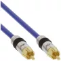 InLine Premium RCA-audiokabel 1x RCA stekker / stekker verguld 1m